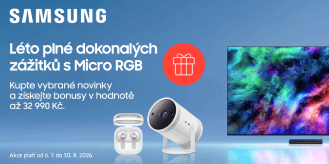 Léto plné dokonalých zážitků s Micro RGB od Samsungu
