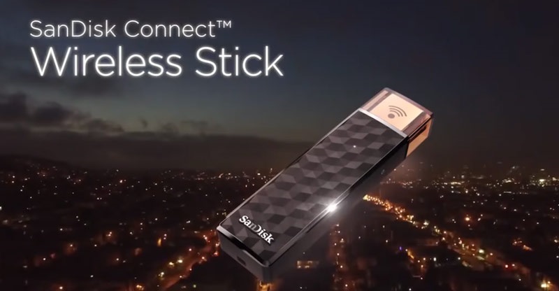 Bezdrátový flashdisk SanDisk Connect Wireless Stick, osobní cloud v kapse