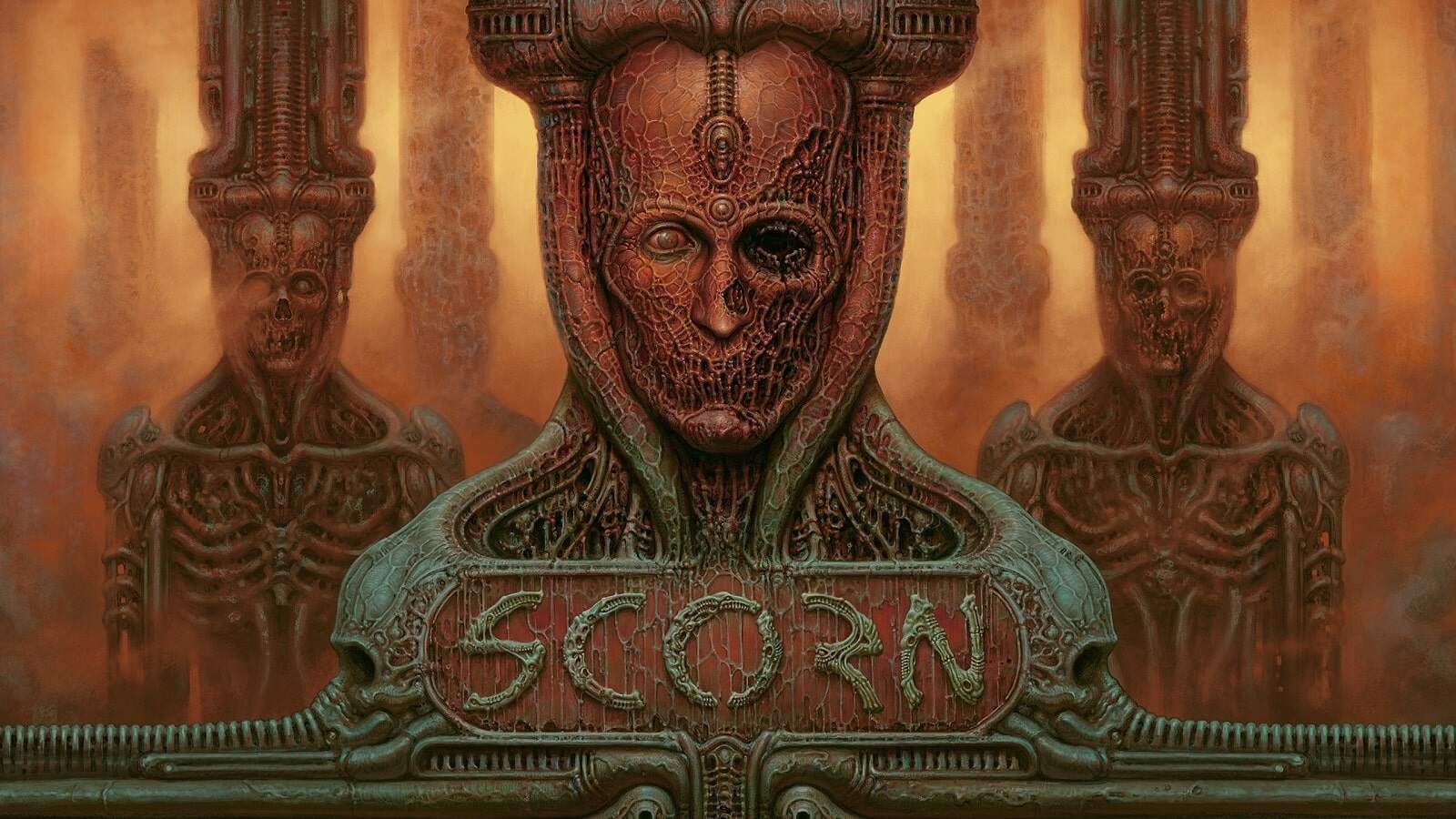 Scorn; screenshot: cover