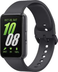 Samsung Galaxy Fit3 in Dunkelgrau mit Fitness- und Gesundheitsfunktionen