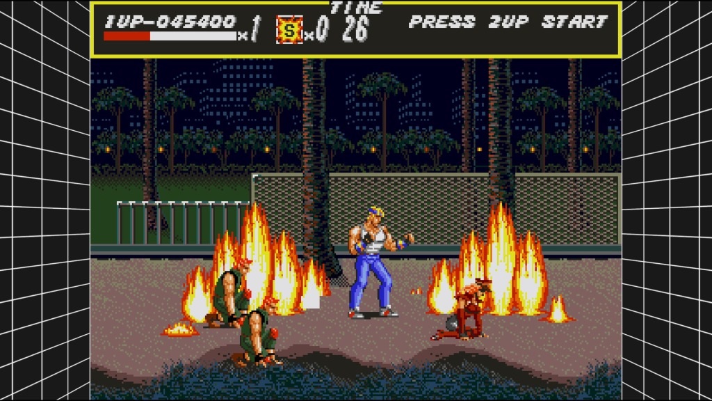 SEGA Mega Drive Classics; gameplay: Streets of Rage