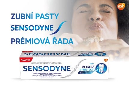 Zubní pasty Sensodyne prémiová řada