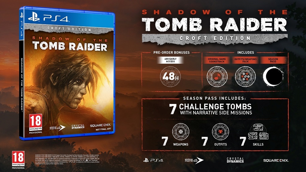 Shadow of the Tomb Raider; Croft edice