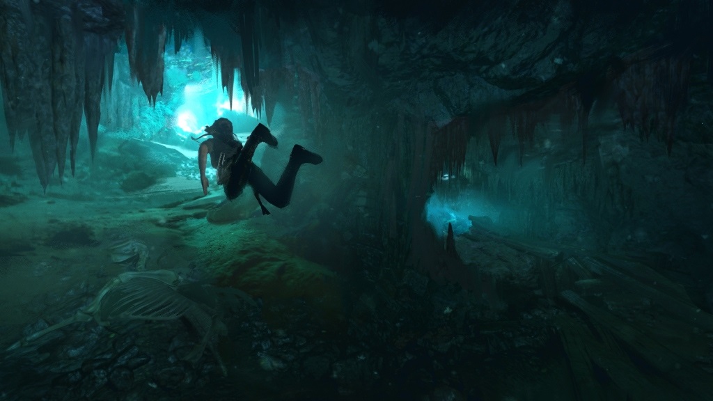 Shadow of the Tomb Raider; screenshot: plavání