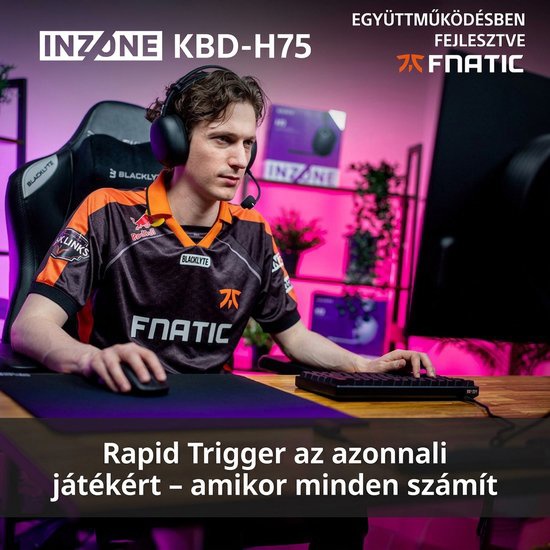 Sony INZONE KBD-H75 Rapid Trigger technológiával