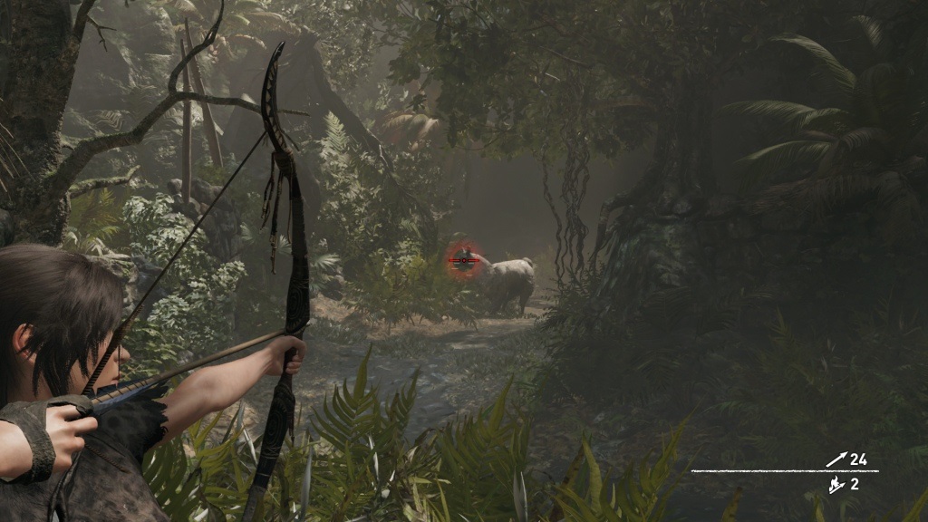 Shadow of the Tomb Raider; gameplay: lama