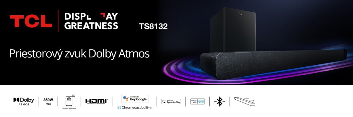 Soundbar TCL TS8132 3.1.2 Soundbar TCL TS8132 3.1.2