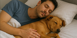 Společné spaní se psy