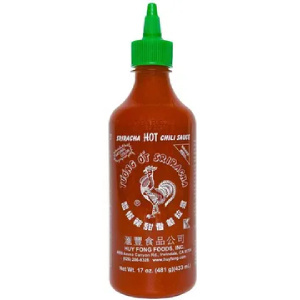 sriracha omáčky
