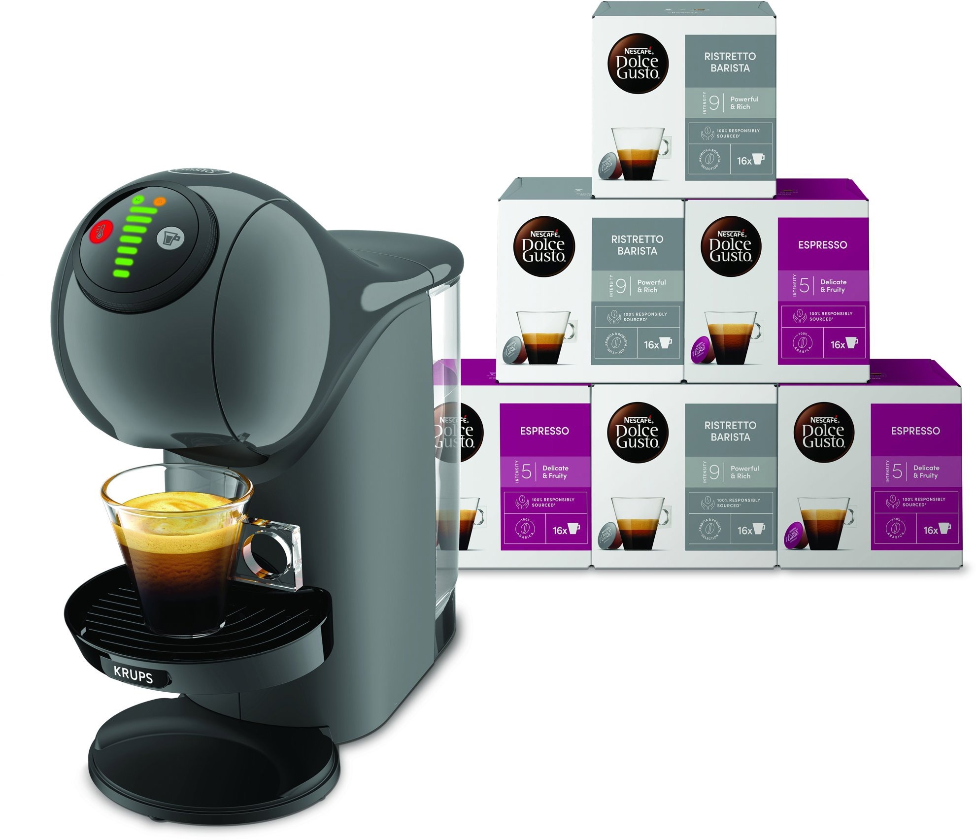 Kávovar na kapsle KRUPS KP243B10CZ Nescafé Dolce Gusto Genio S