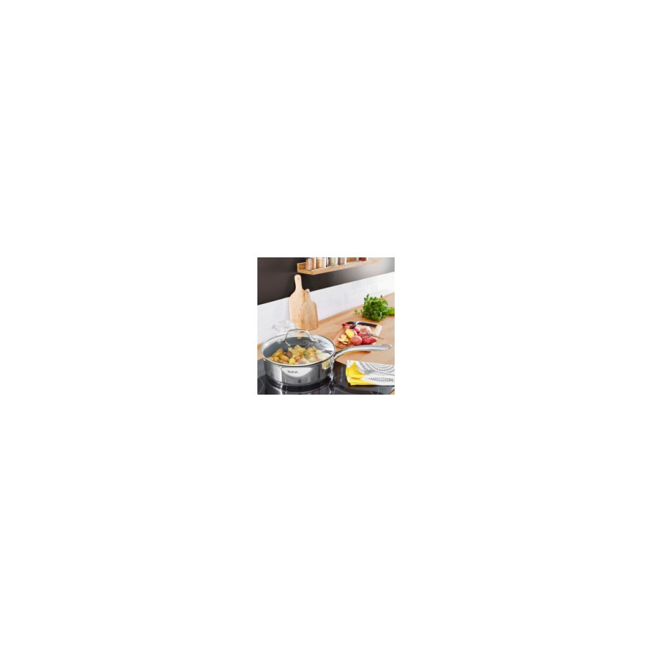 Tefal H8153225 Infinite Deep frying pan 24 cm with lid