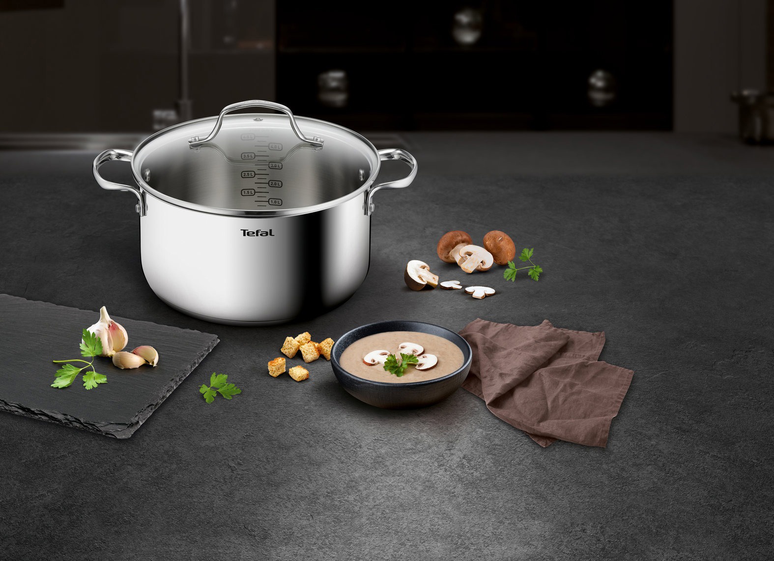 Tefal H8164475 Infinite Casserole 20 cm with lid