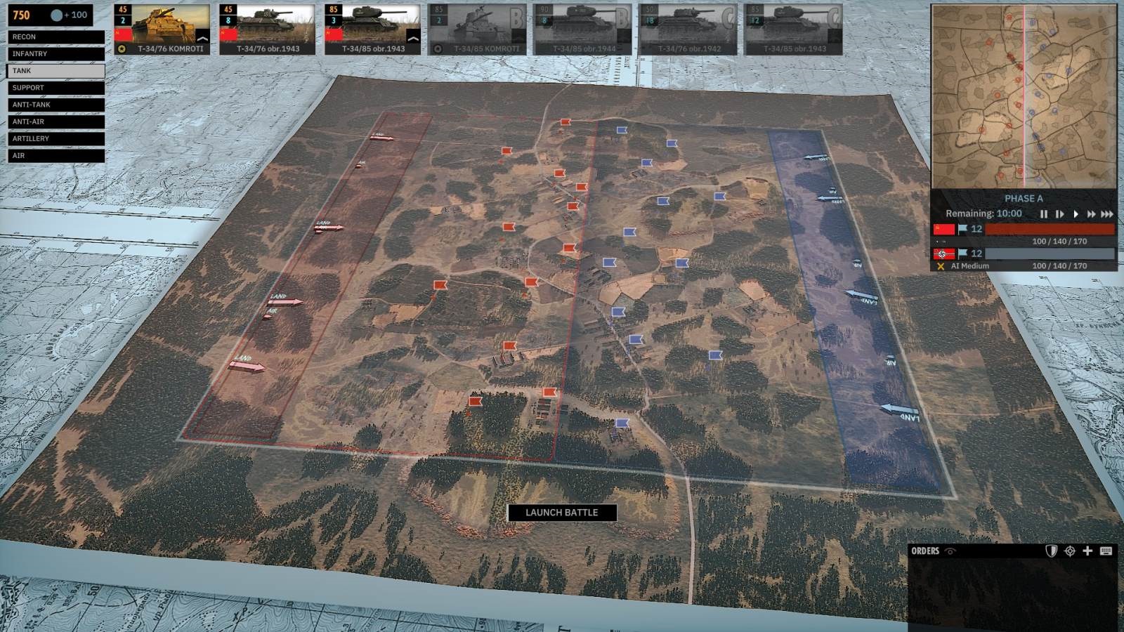 Steel Division 2; gameplay: mapa
