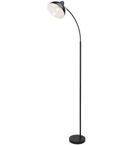 Stojací lampa černá, běžná