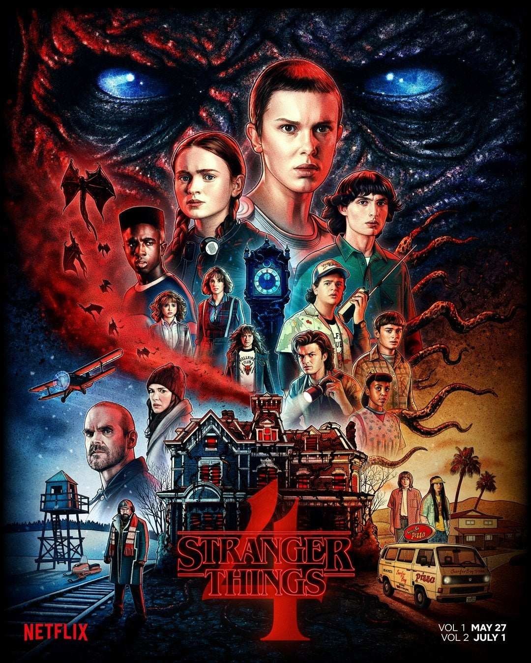 Stranger Things Season 4 Character Posters