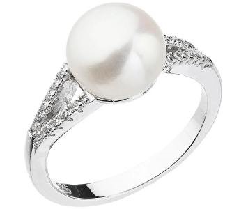 Stříbrné prstýnky dámské s perlou a zirkony