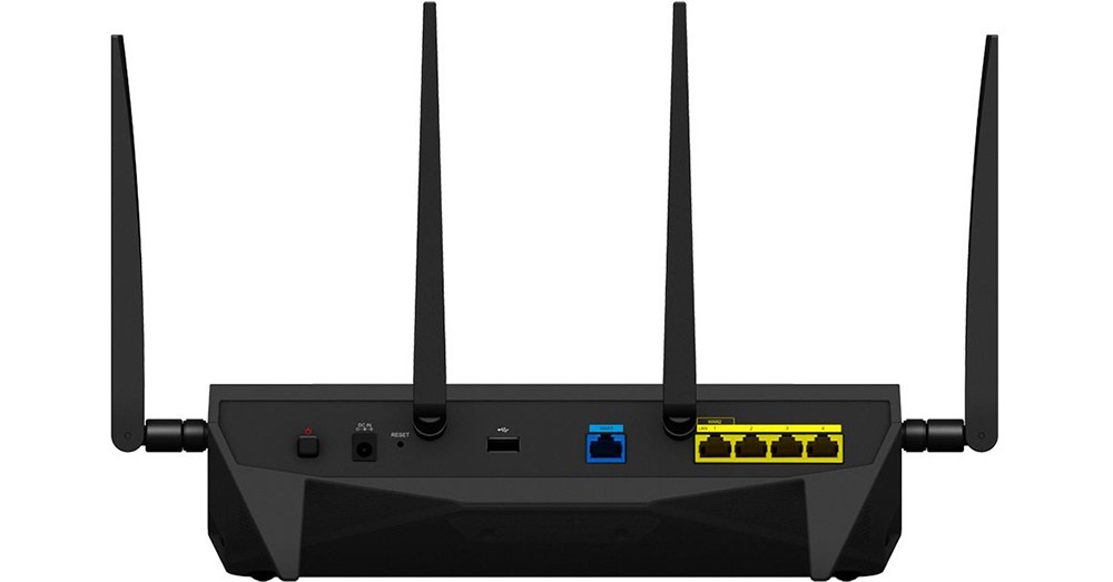 Router Synology RT2600ac, porty