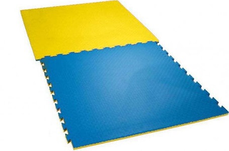 Tatami puzzle modrožluté