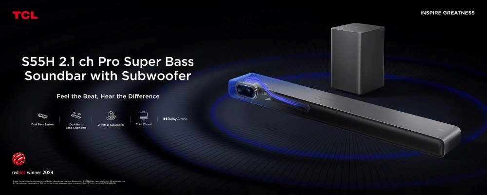 Soundbar pro domácí kino TCL