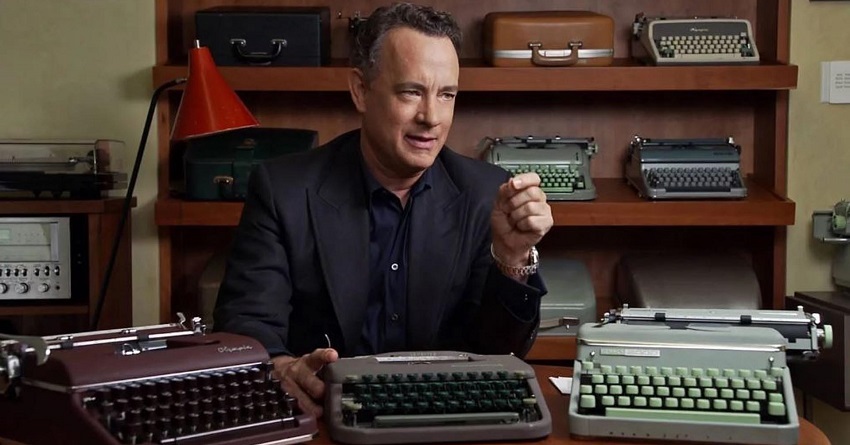 Neobvyklý typ; Tom Hanks; psací stroje