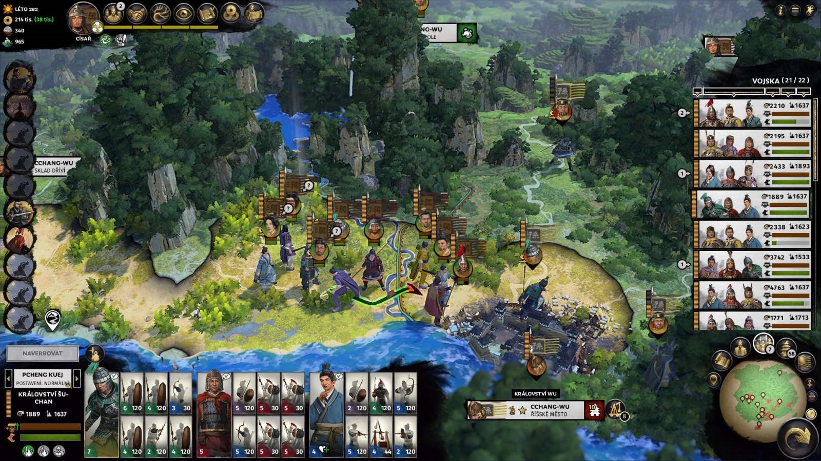 Total War: Three Kingdoms; gameplay: finále