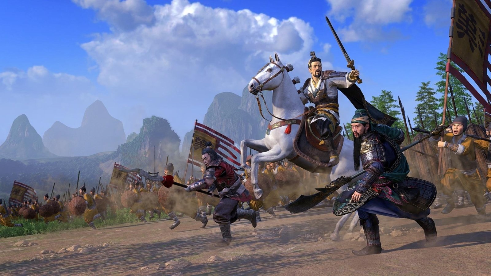 Total War: Three Kingdoms; screenshot: Liu Bei