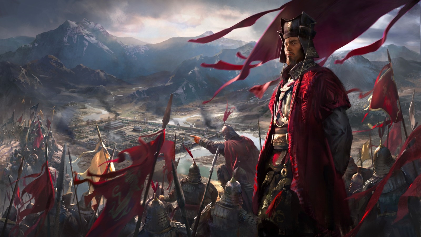 Total War: Three Kingdoms; wallpaper: obléhání, cover