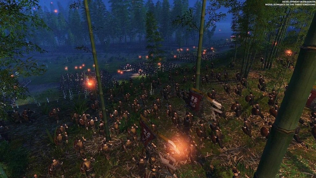 Total War: Three Kingdoms; gameplay: přepadení