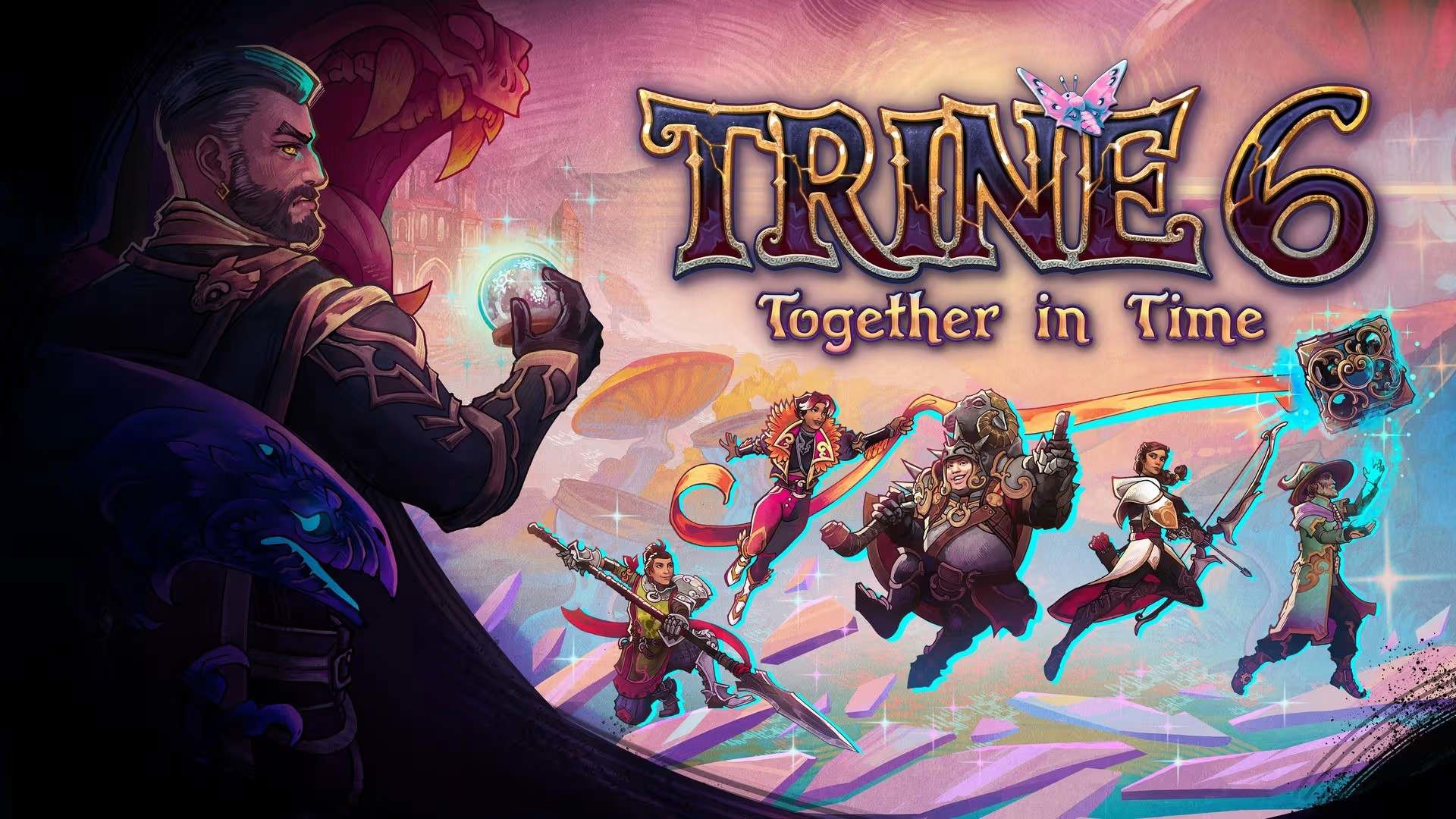 Trine 6: Together in Time; screenshot: cover