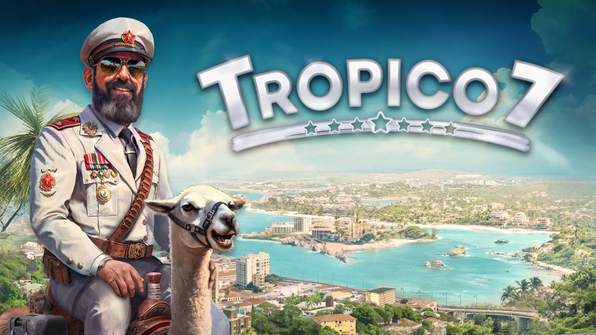 Tropico 7; screenshot: cover