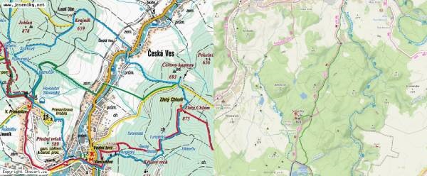 Turistická mapa Jeseníku