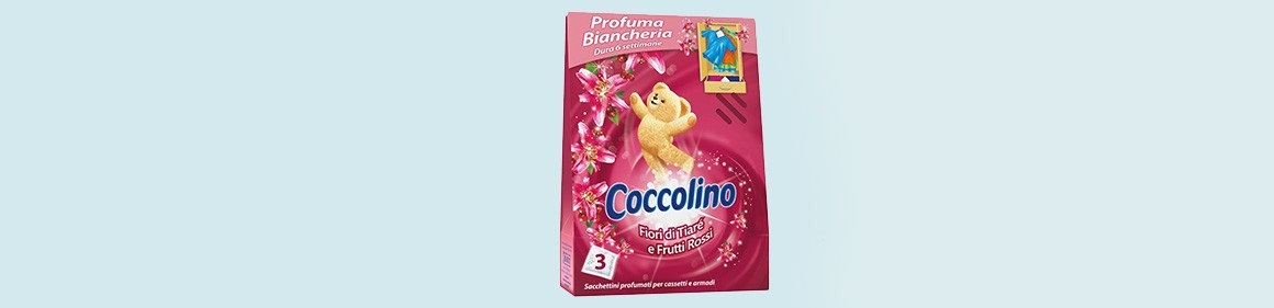 COCCOLINO Frutti Rossi vůně do skříně 3 ks
