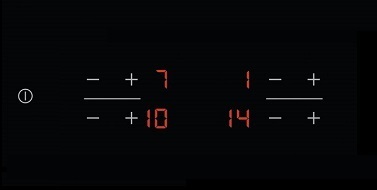 Varná deska elektrická s tlačítky +/-