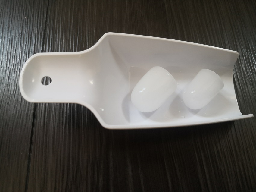 Größe und Form des Eiswürfels