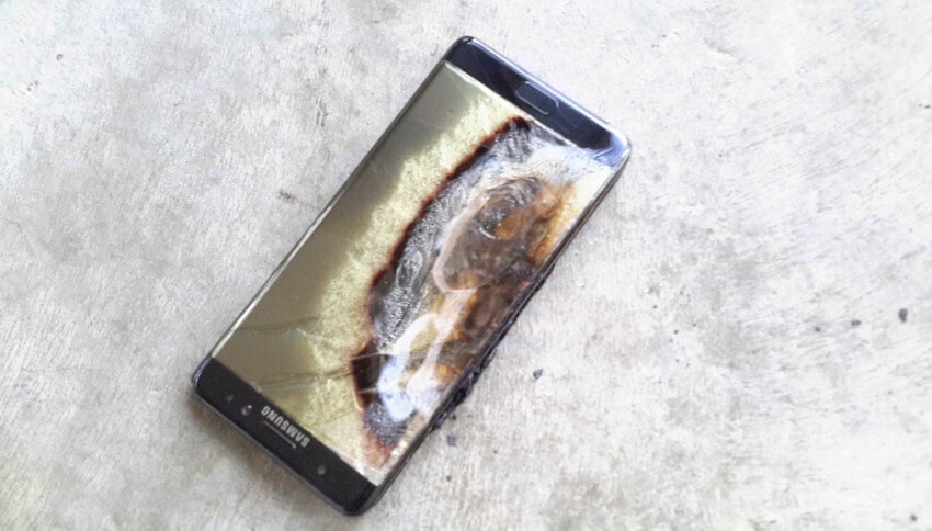 Samsung Galaxy Note 7, baterie