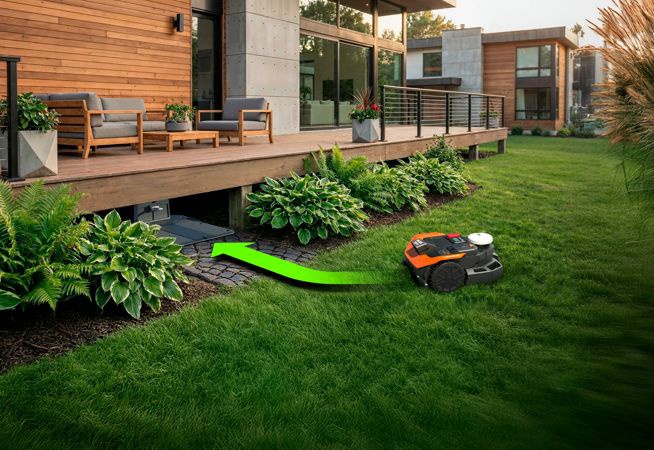 WORX Landroid Vision Cloud RTK Cloud navigace bez antény zahrada