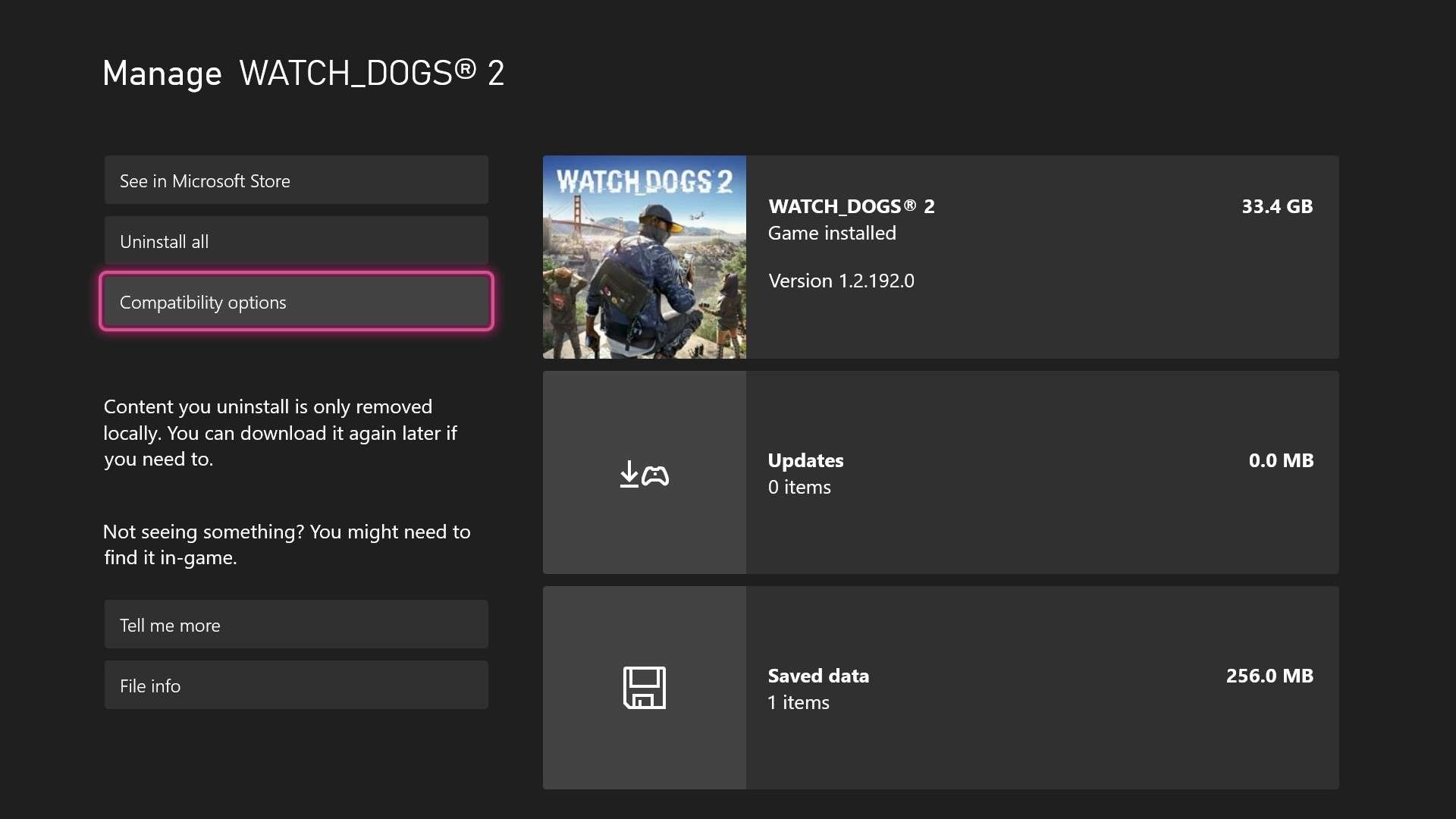 Xbox Series X/S; screenshot: FPS boost, auto HDR