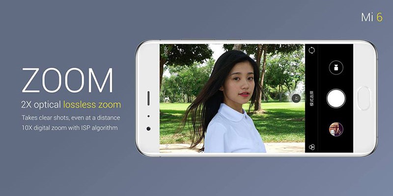 Xiaomi Mi 6, duálna kamera