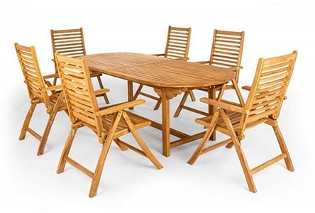 Set zahradního nábytku – dřevo