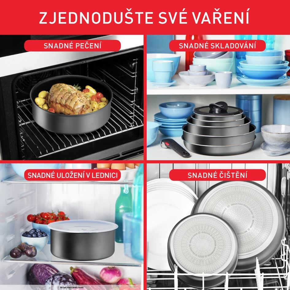 Tefal Sada nádobí 20 ks Ingenio Daily Chef On L7619402 
