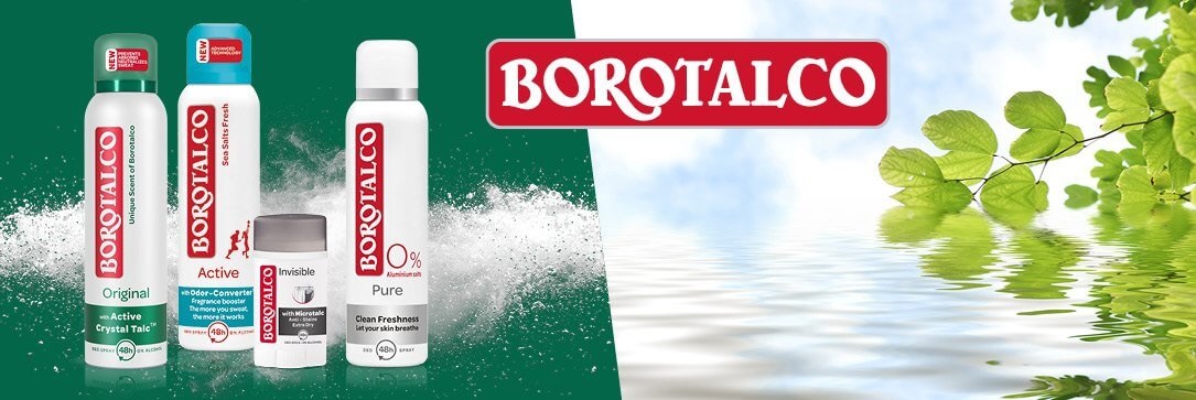 tělová kosmetika Borotalco