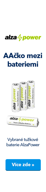 Jednorázová baterie AlzaPower Super Alkaline LR6 (AA) 4ks v eko-boxu