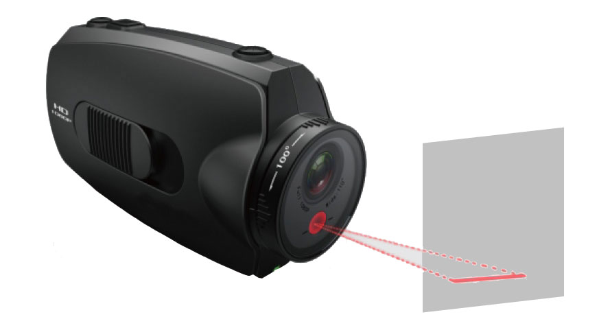 Kamera Cel-Tec HD96 - laser