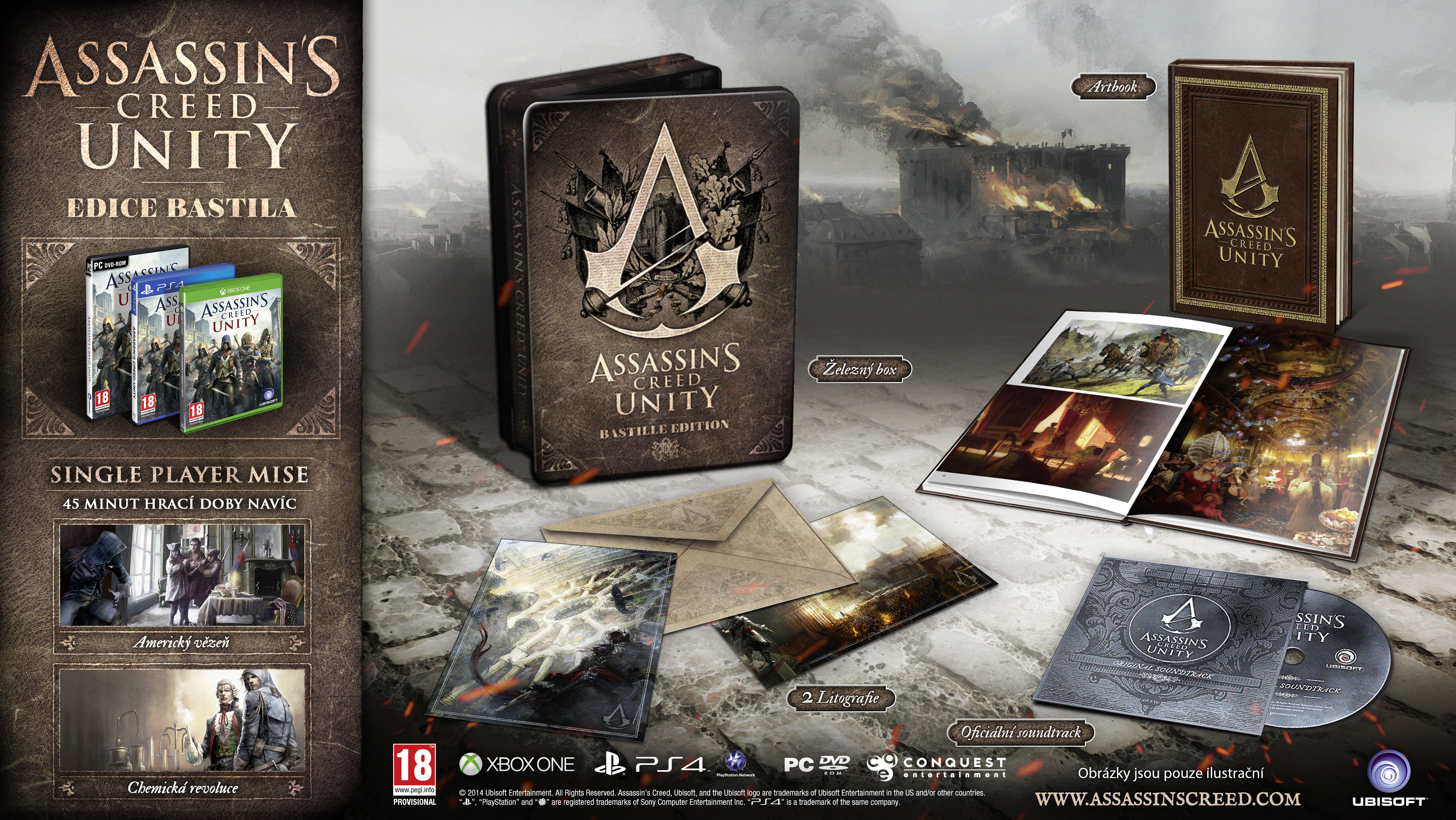 Hra pro PC Assassin's Creed: Unity CZ - Bastille Edition