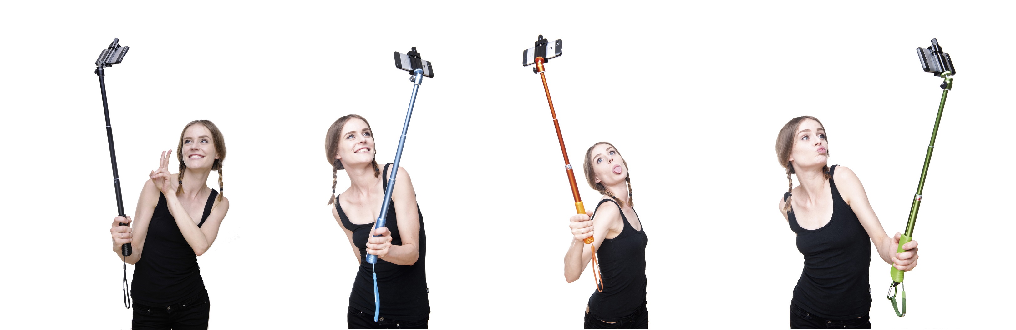  Držiak Rollei tyčka pre fotenie Selfie fotiek 