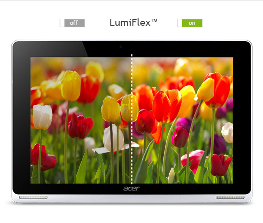 Ukázka rozdílu při použití funkce LumiFlex™