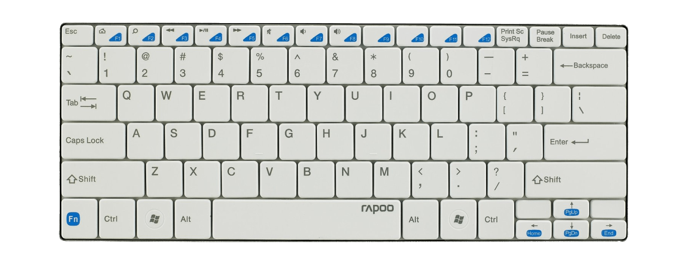 Klávesnice Rapoo E6100 Ultra-slim 