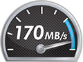 170 megabytes/s 