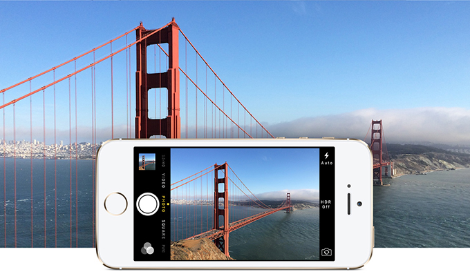 iPhone 5S - Fotoaparát