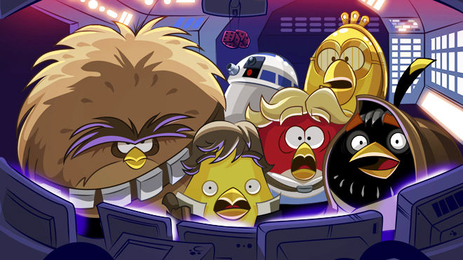 Oblíbení Angry Birds na motivy Star Wars!